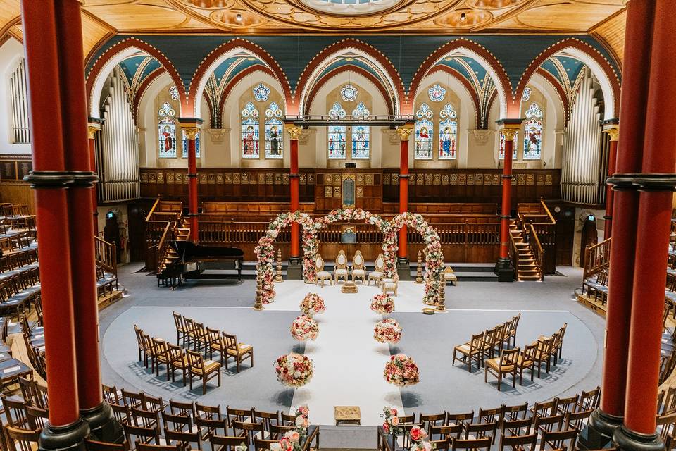 Asian Wedding Speech Room