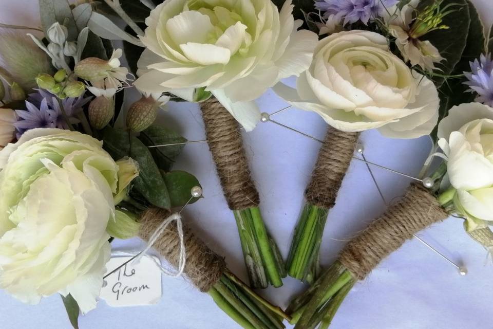 Spring buttonholes