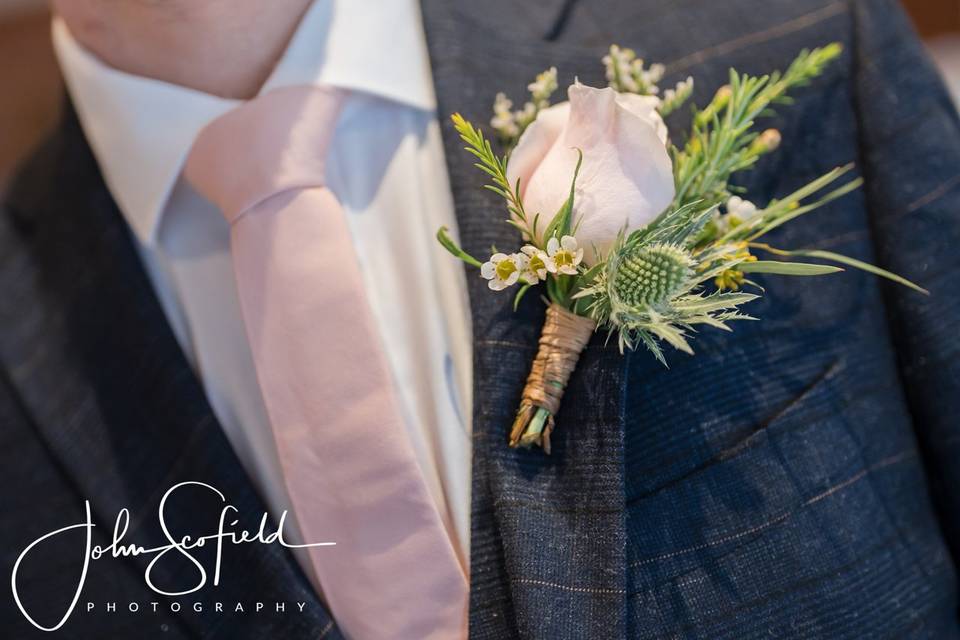 Grooms buttonhole