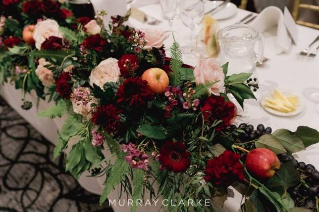 Top table decoration Crowne Plaza Felbridge