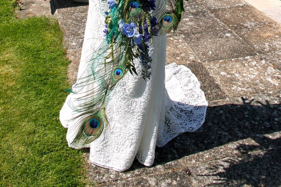 1920's Peacock Bouquet