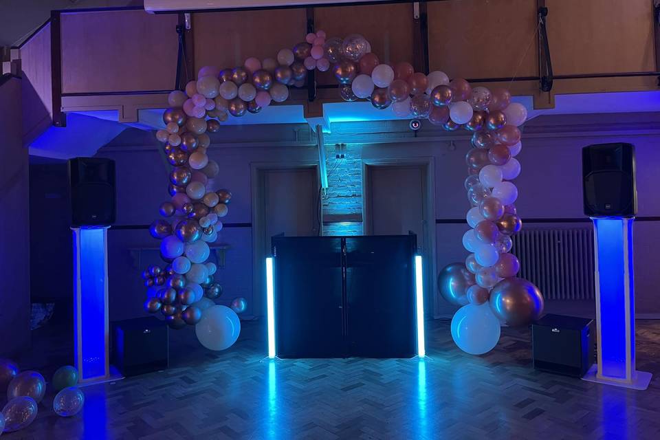 Large DJ booth