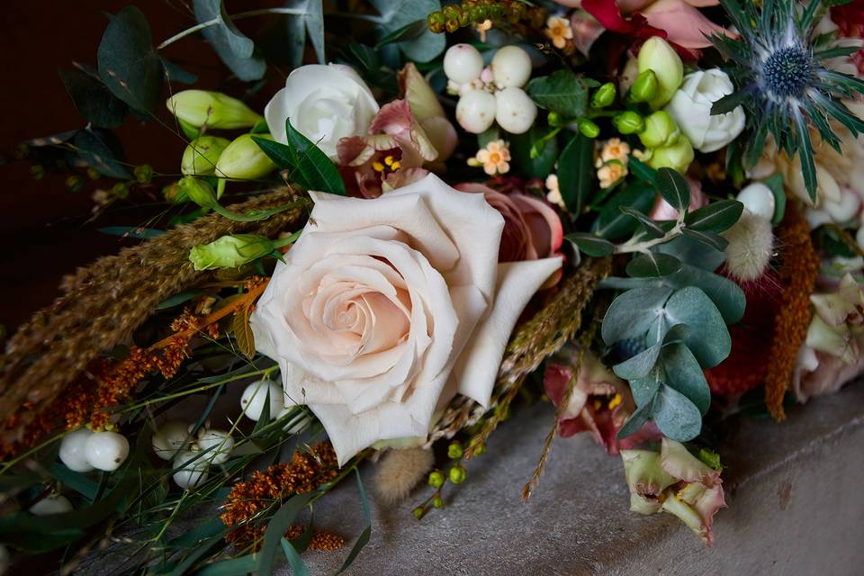 Autumn wedding bouquet