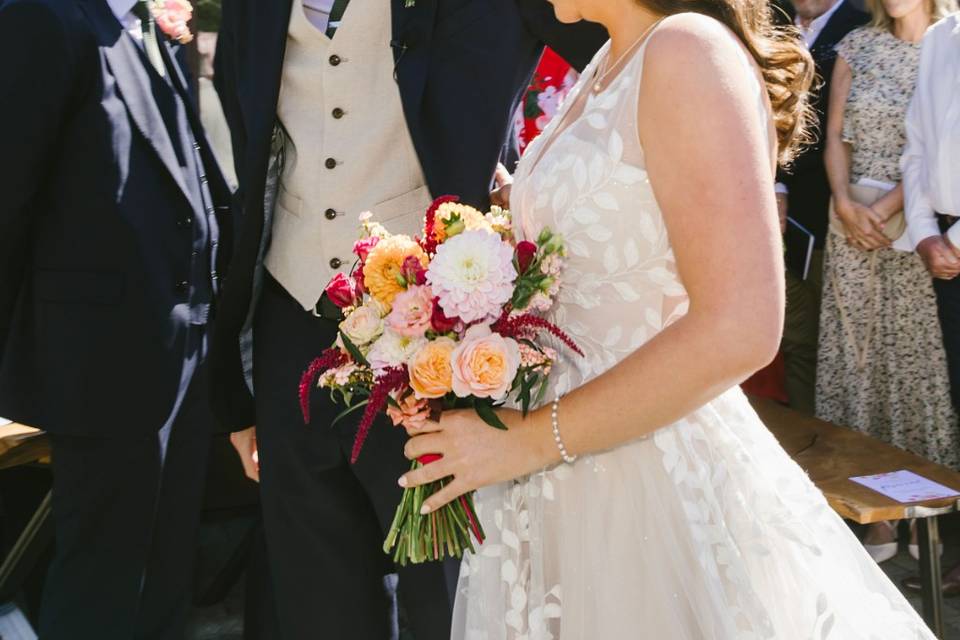 Happy married couple