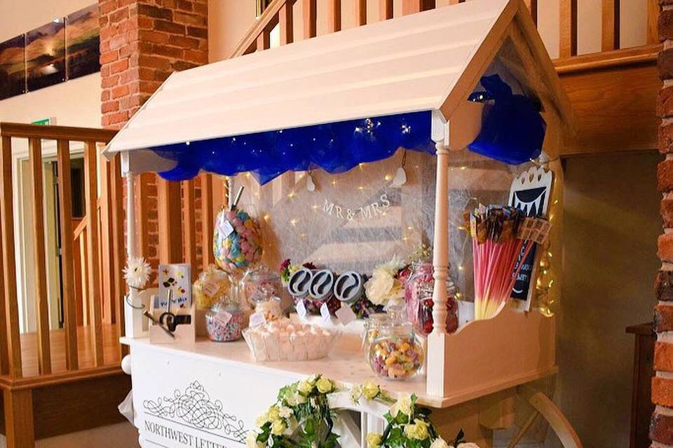 Traditional Candy Cart