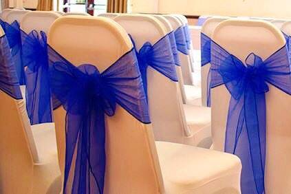 Royal Blue Organza