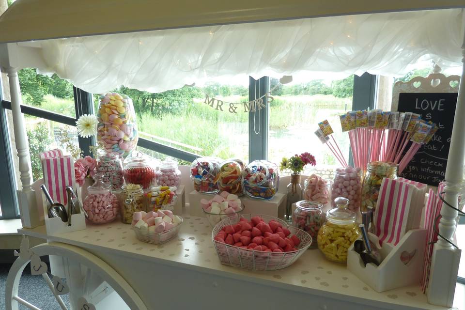 Traditional Candy Cart