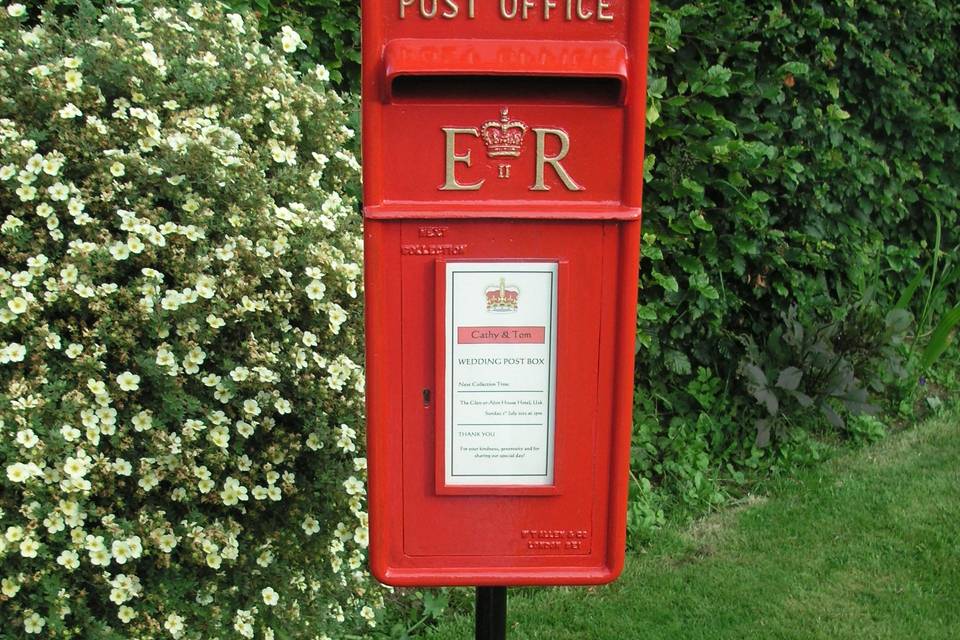 Post-box to hire