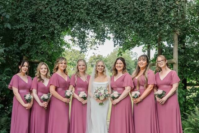 Bridal party glam