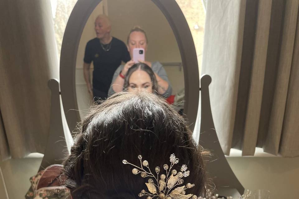 Bridesmaid hair