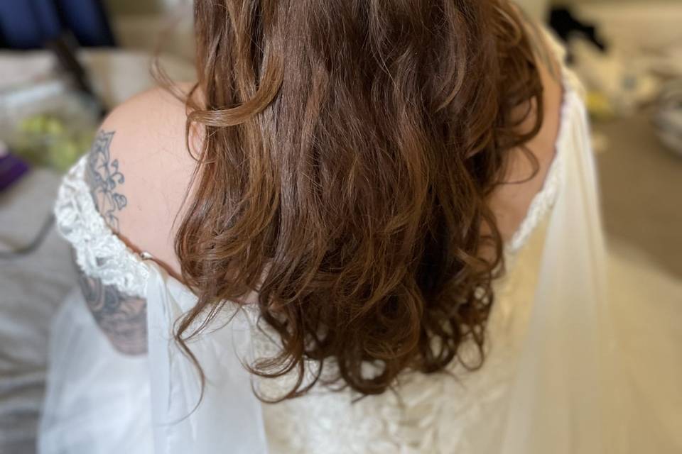 Brides hair piece