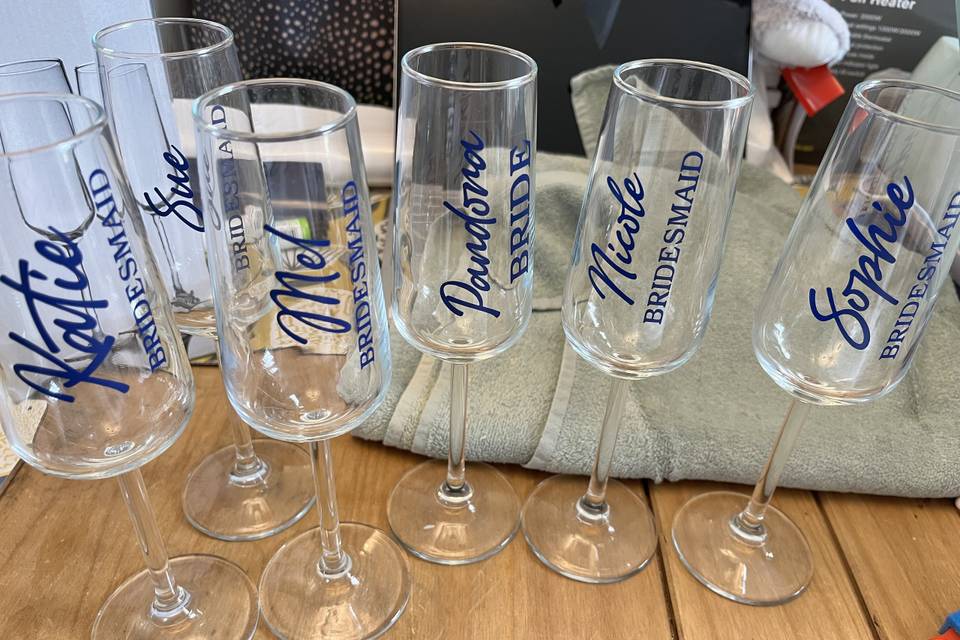 Champagne flutes