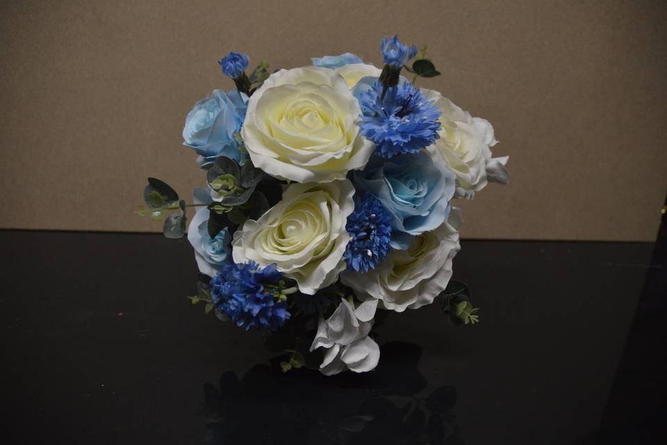 Artificial hand tied bouquet