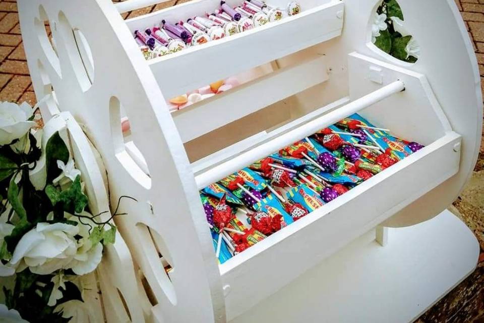 Ferris wheel candy cart