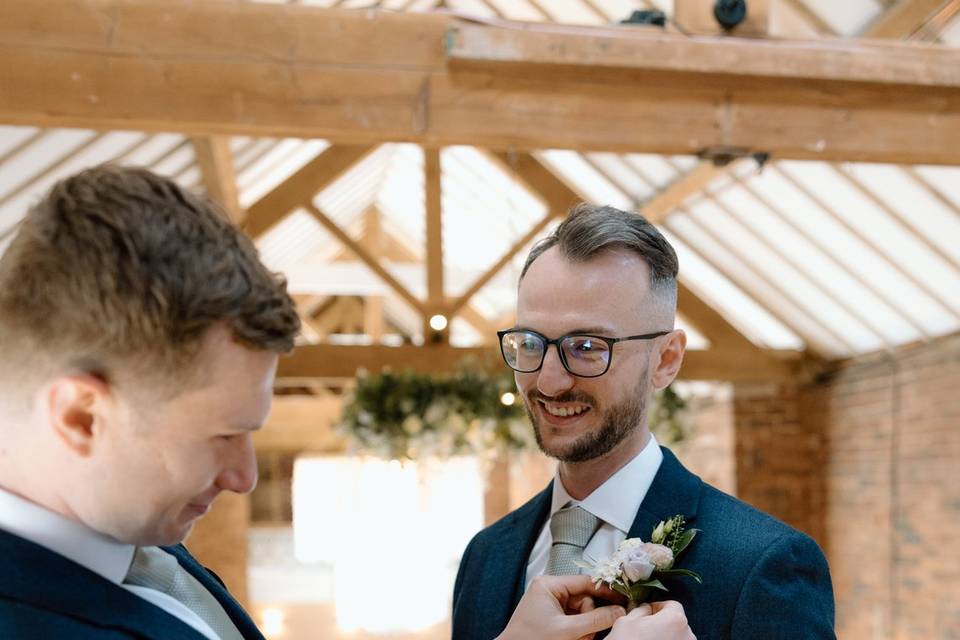Groom prep