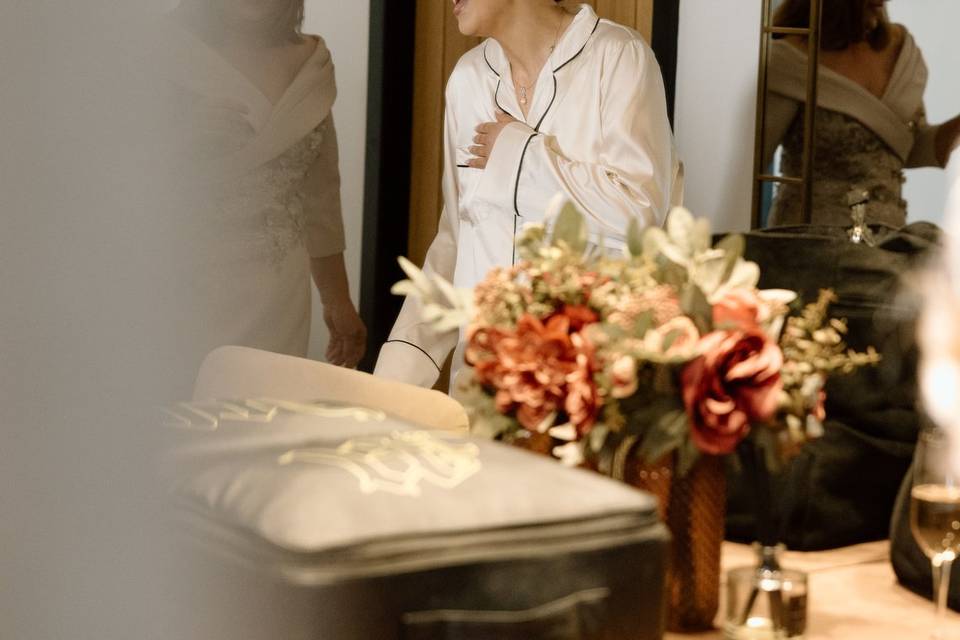 Bride prep
