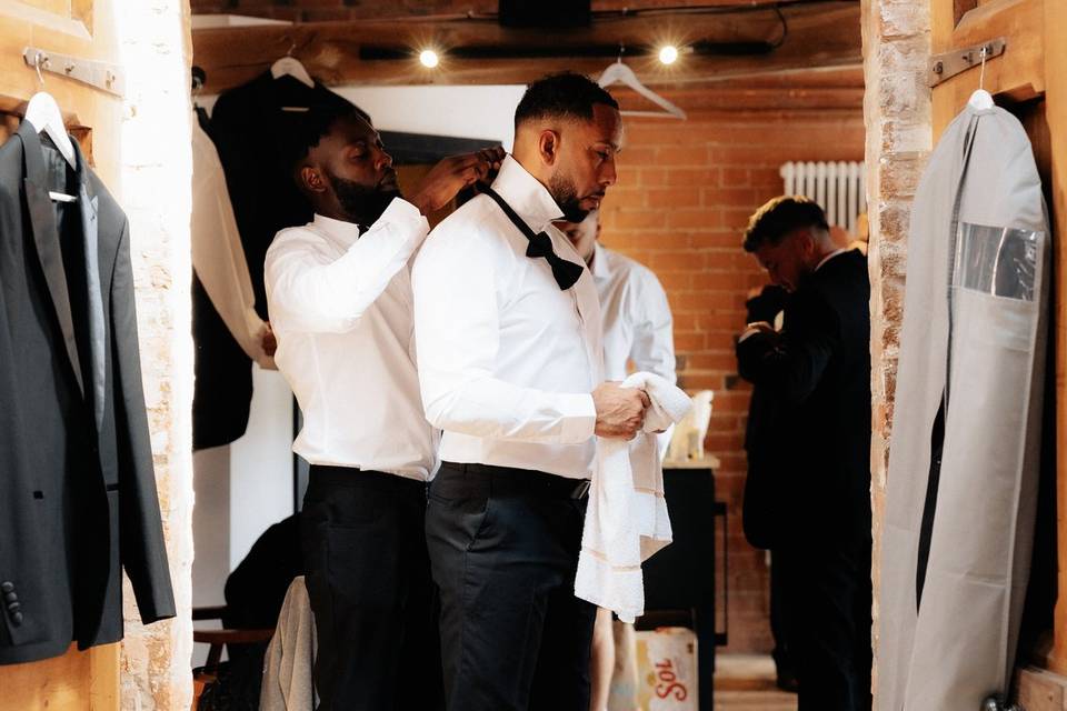 Groom prep
