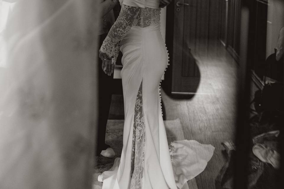 Bride prep