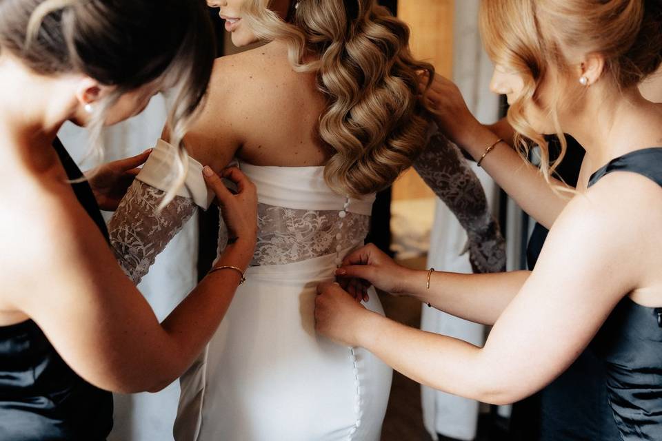 Bride prep