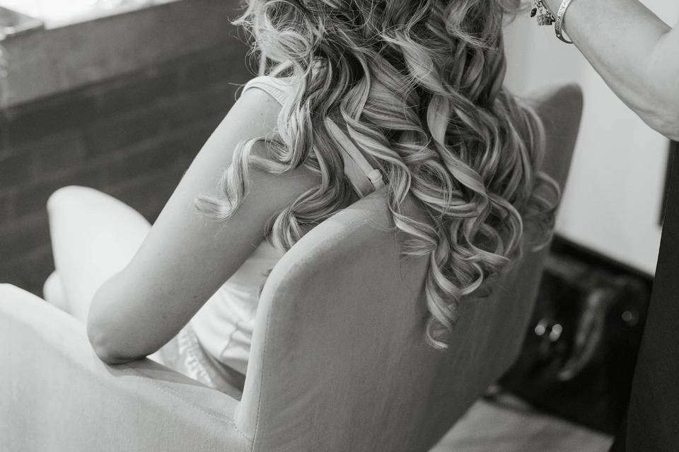 Bridal hair