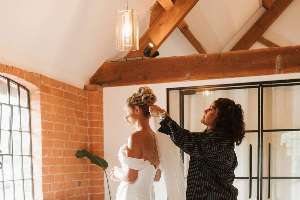 Bride prep