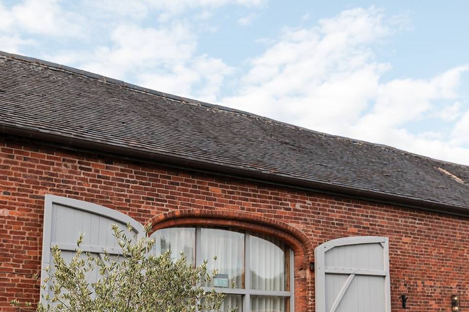 Front of barns