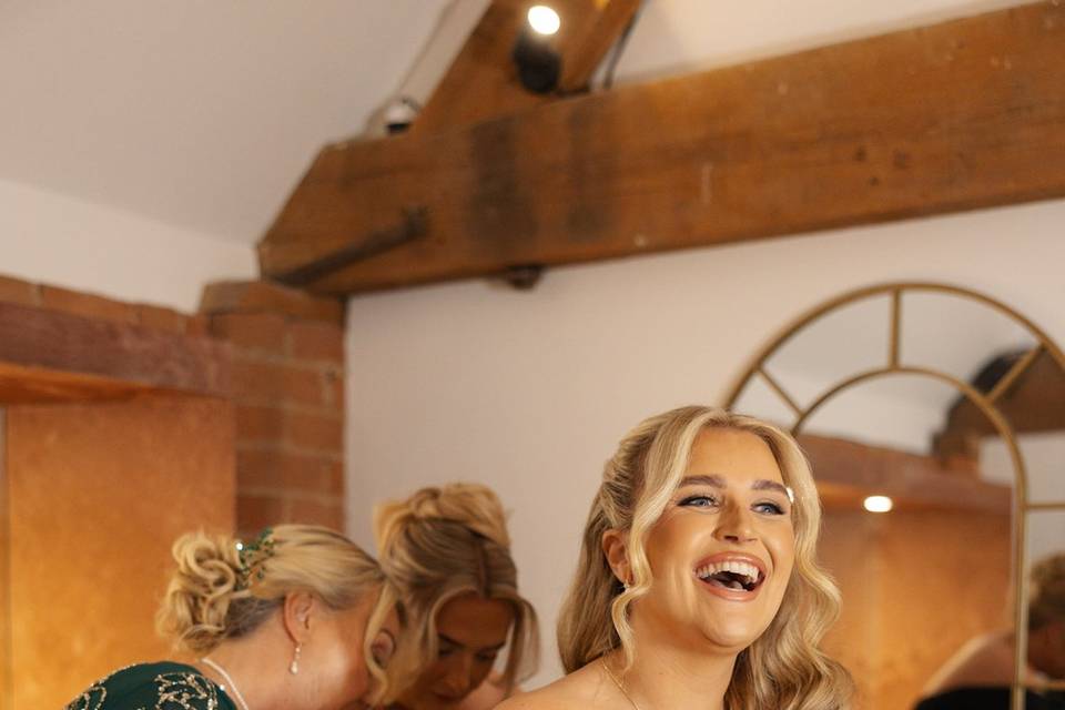 Bride prep