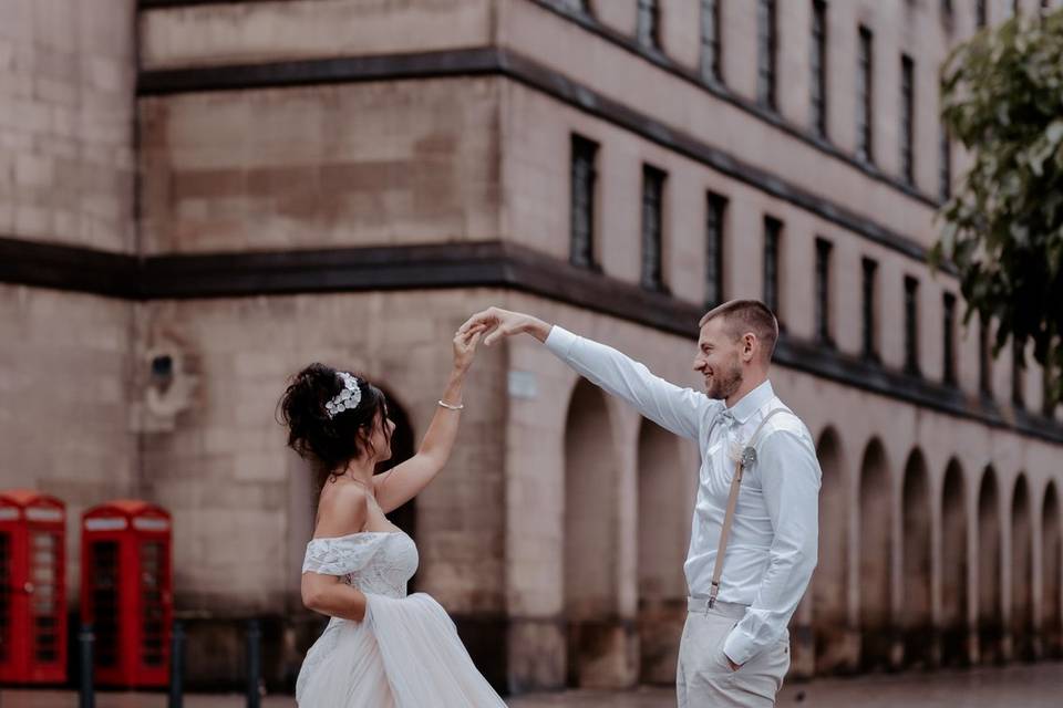 Dancing in the rain in MCR