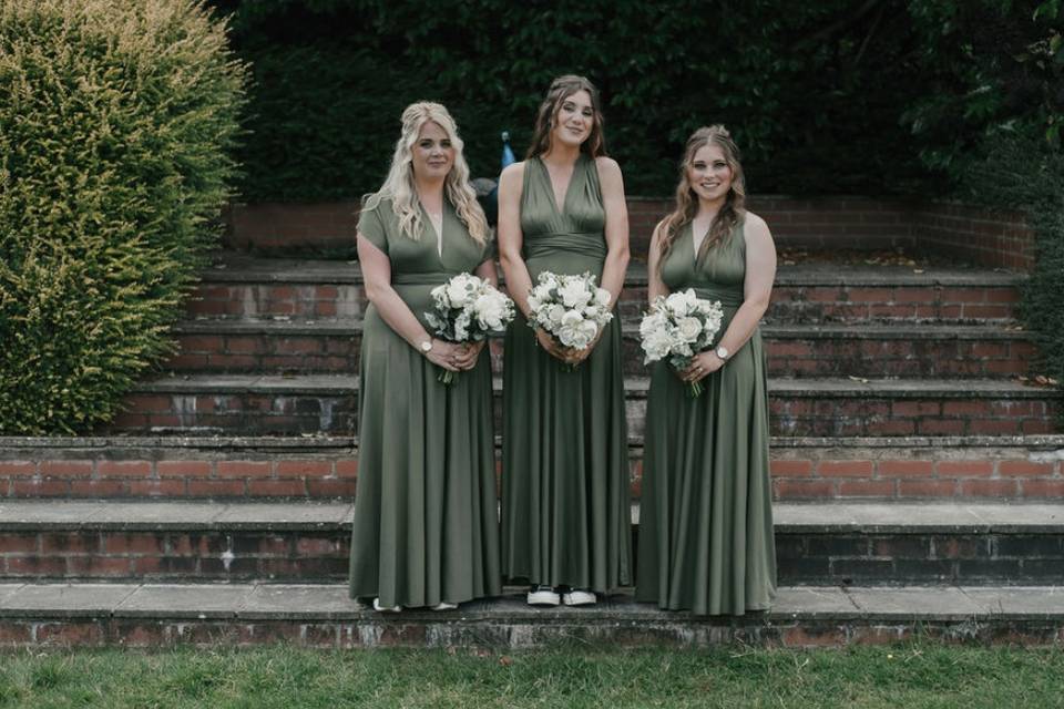 Bridesmaids hair and makeup