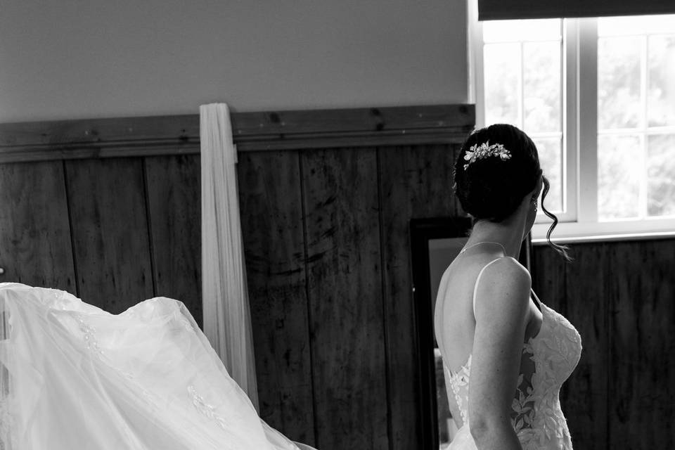 Bridal hair