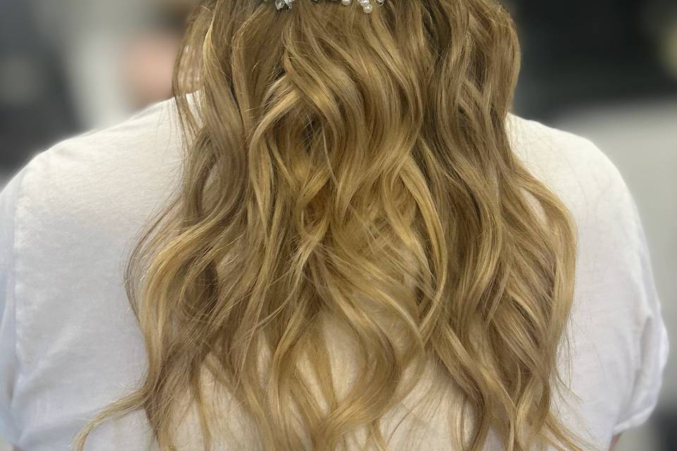 Bridal hair