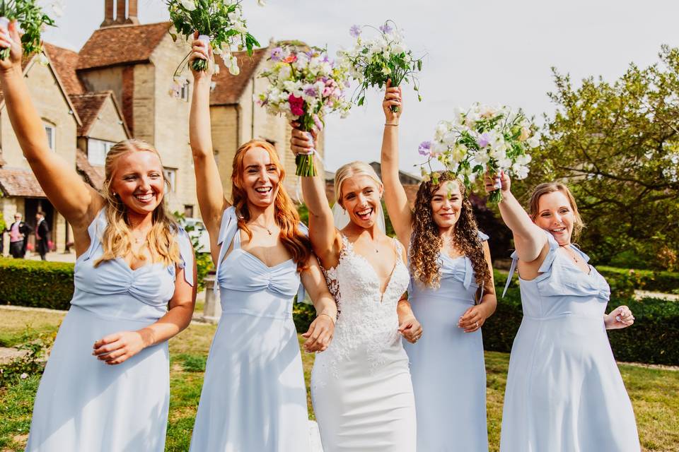 Bridesmaids hair and makeup