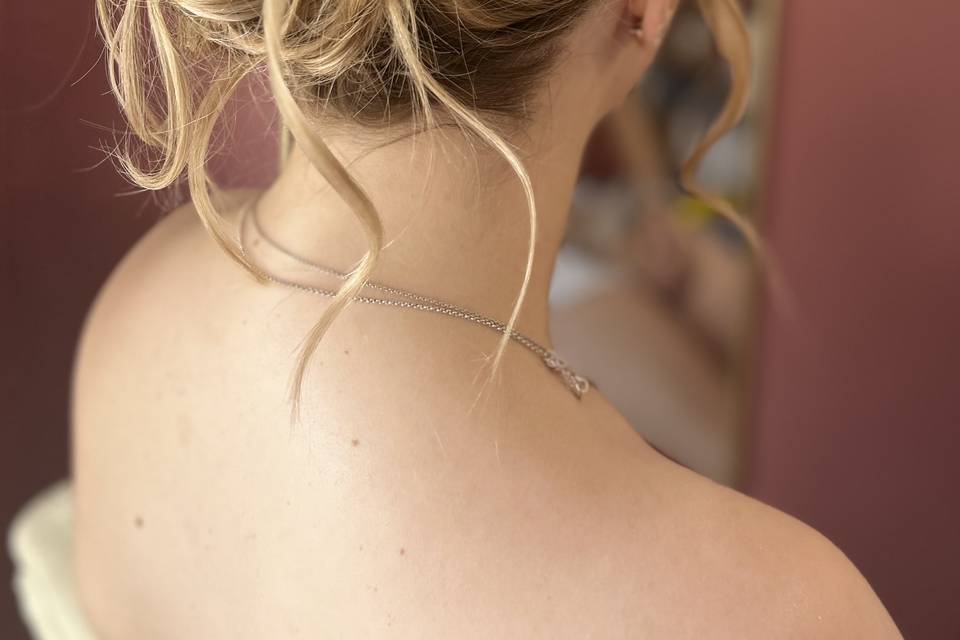Bridesmaid high up do