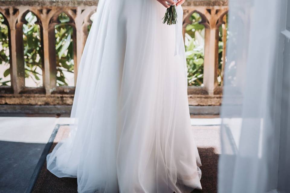Bridal suit balcony