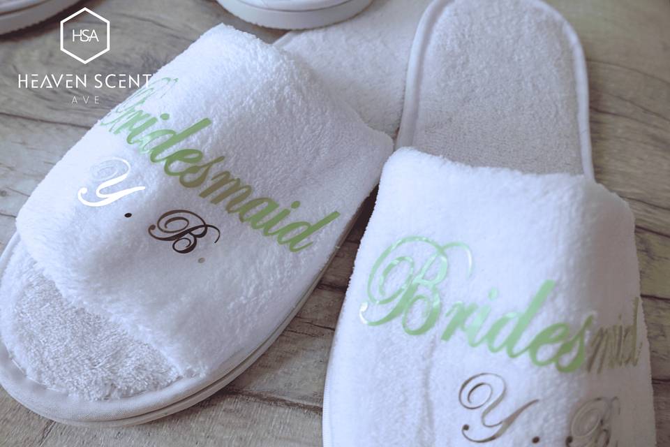 Personalised Spa Slippers