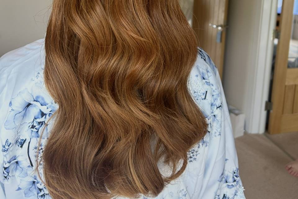 Bridesmaids hair