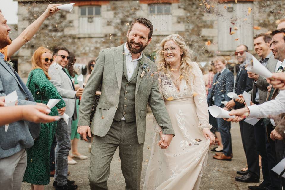 Wedding in cornwall