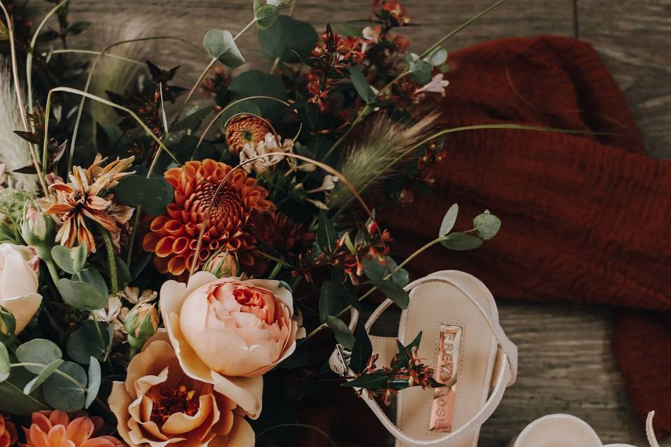 Bridal prep boho