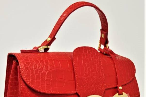 Red Cocco Leather Bag