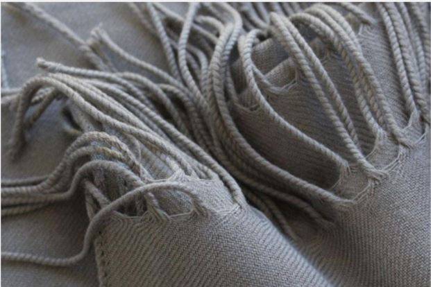 Luxuriously Soft Grey Pashmina