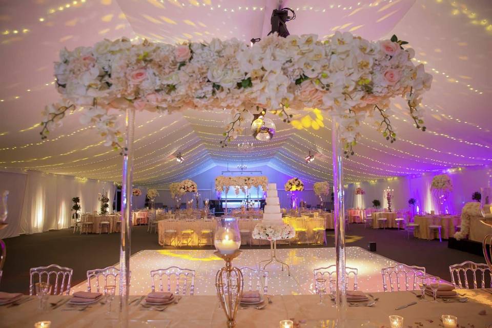 Marquee with Decor