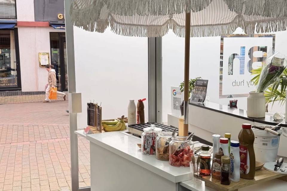 Gym pancake cart