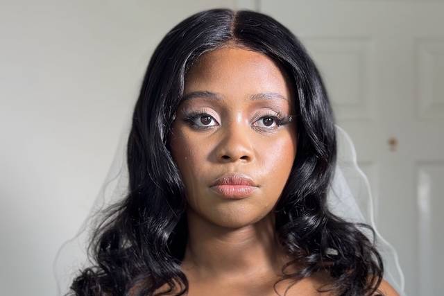 Black bridal makeup