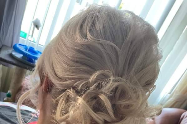 Classic bridal updo