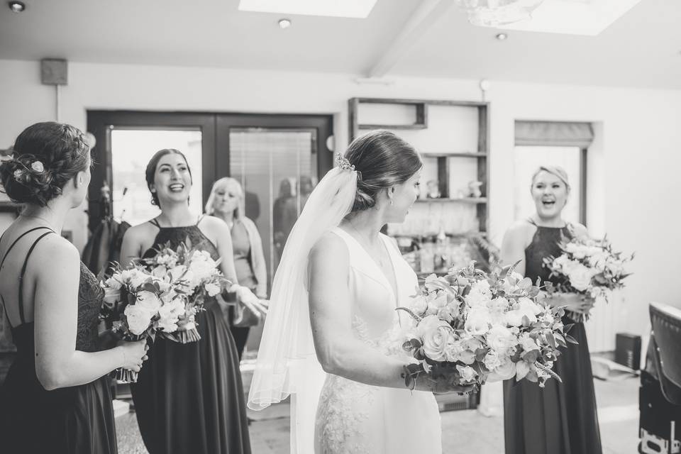 Seconds before 'I do'