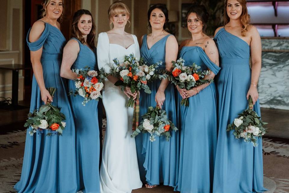 My Stunning bridal party