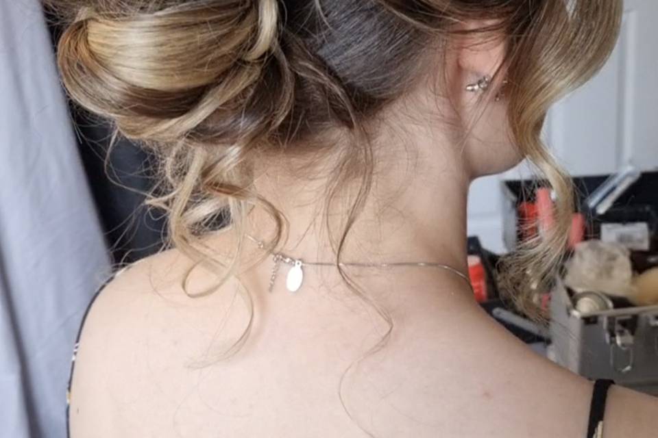 Below shoulder length hair
