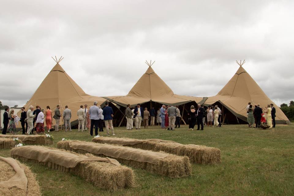 The Tipi makes the space