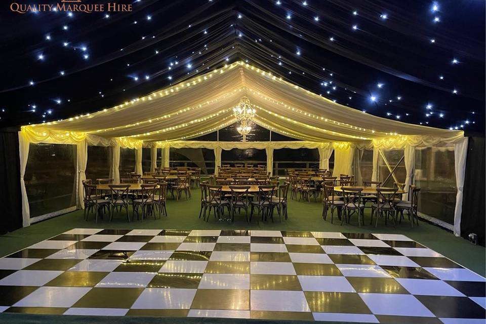 Under stars or fairy lights?