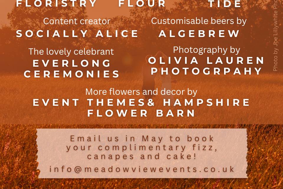 Open Weekend Details
